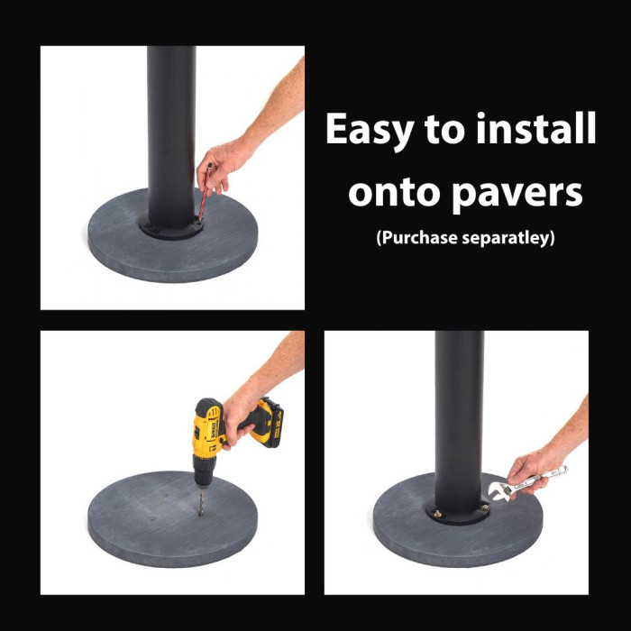 Easy to install onto pavers v4