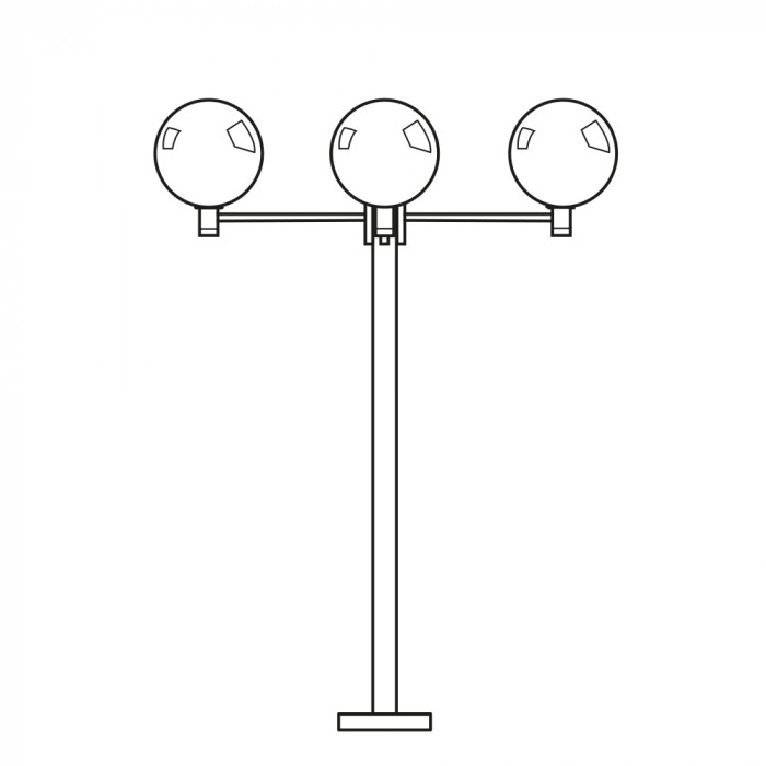 F6003 + FB3003 + Pole Triple globe10