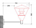 FF1615 on FB3003 wall bracket