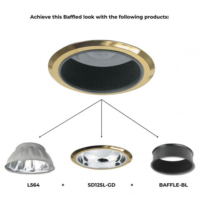 L564 Shown with SD125L GD BAFFLE BL Web Rez 2