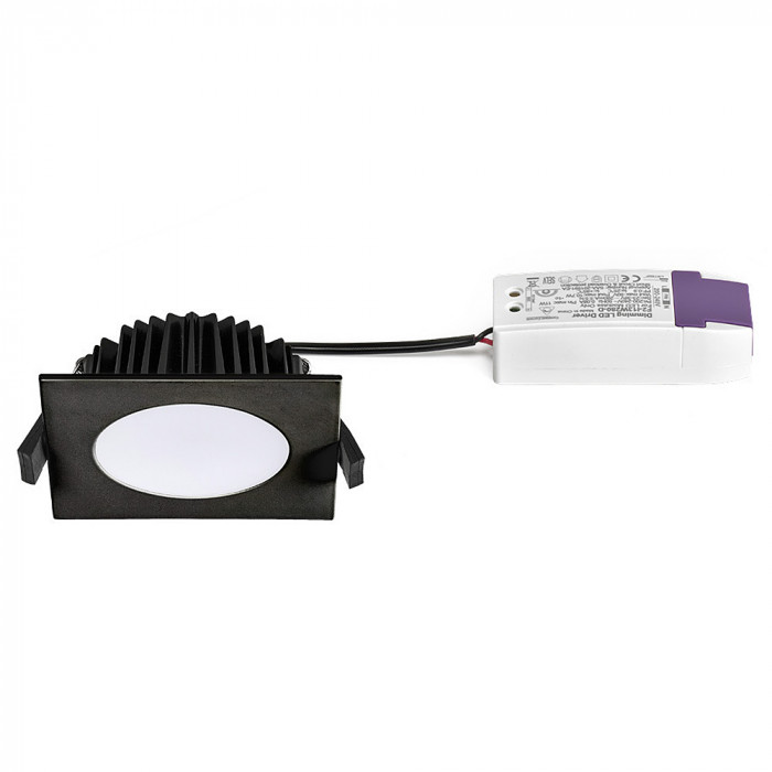LED Square Trim Donwlight LDE90S BL Web Rez