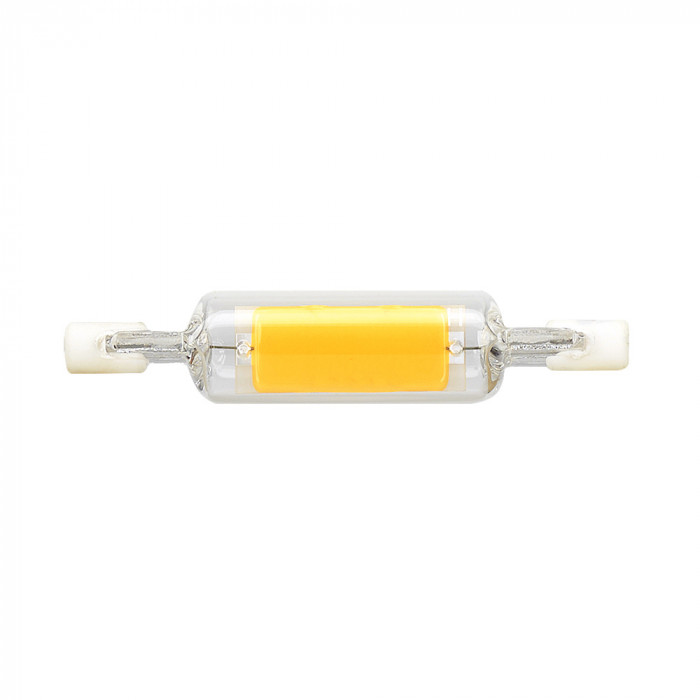 Ampoule LED R7s Ø13mm - LED linear COB dimmable * 78mm 5 watts