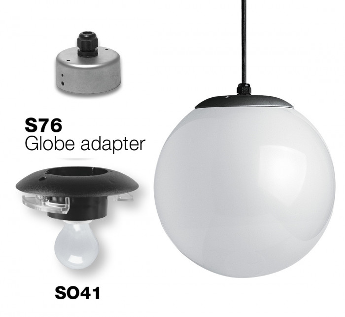 Neckless globe pendant example v2
