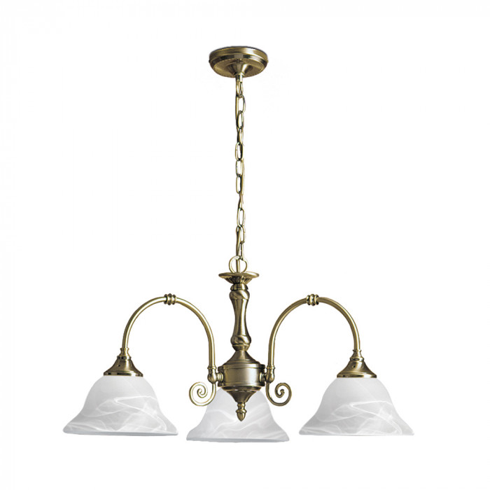 R9353 3P AB Heritage 3 Light Pendant Alabster Shade Web Rez
