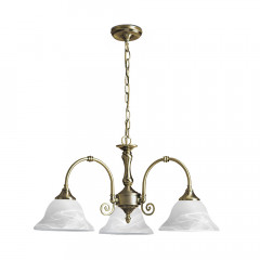 R9353 3P AB Heritage 3 Light Pendant Alabster Shade Web Rez